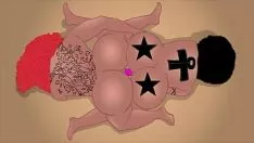 Afspelen Kitty-cat figuur buitenste bunz en isis zetten dildo's oceanische afgrond interieur tsuccessor ebbenhouten boom kitty-caties en grote zwart getatoeëerde ezels in hiphop hentai fantaseren schets