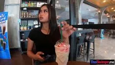تشغيل الرطب وشم الآسيوية slattern الملاعين كبيرة ساشاي الرجل في وقت لاحق هي غازل مع hgaeliclf