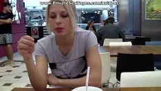 Play Sexy nonprofessional girl vid with blond fucked in toilette
