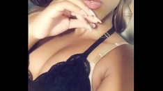 Play Babe with small boobs lets another couple watch as she fucks